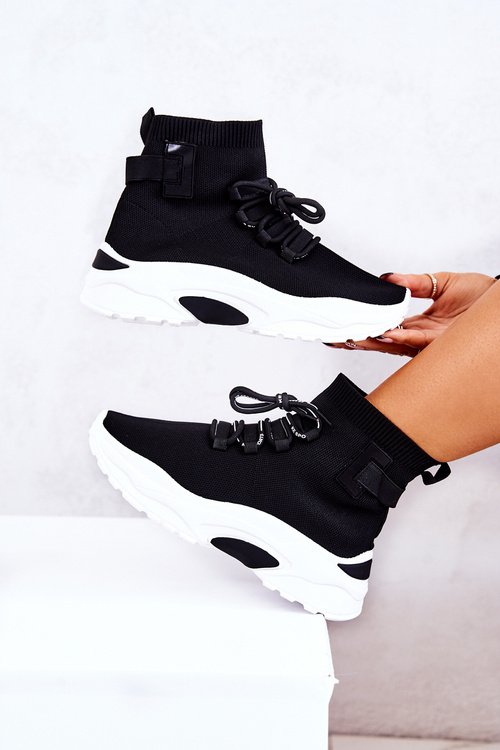 Dámská Sportovní Ponožky Boty Černé KeSports