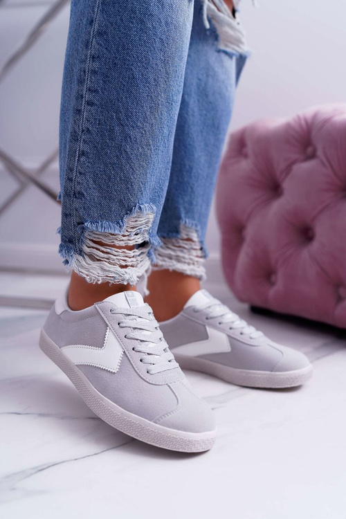 Dámska športová topánka veľká hviezda Grey DD274296