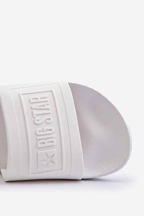 Pánske šľapky Big Star NN174651 Biele