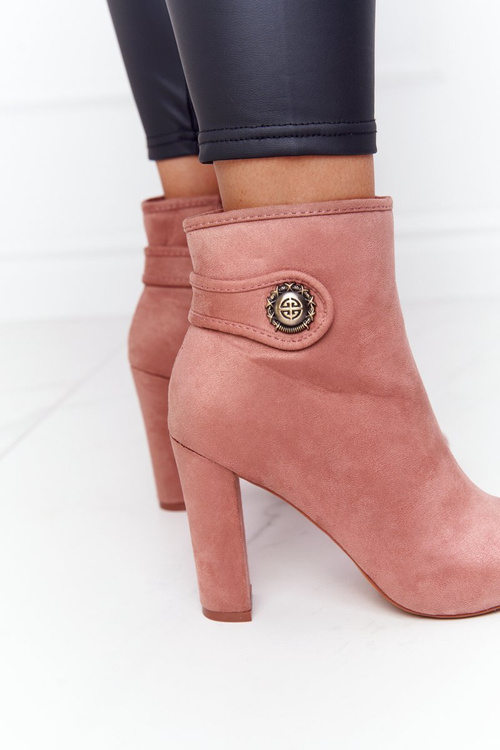 Klasické Boty Na Soupku Lu Boo Růžové