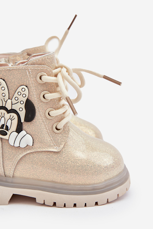 Detské topánky izolované myš Minnie Beige Tarmi