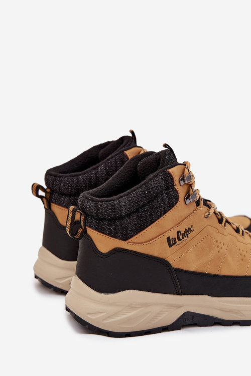Pánske izolačné turistické topánky Lee Cooper LCJ-25-01-3724M Camel