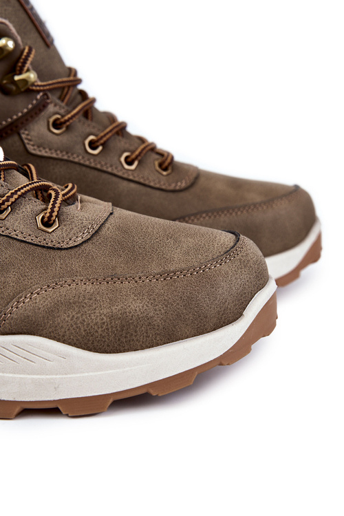 Pánské zateplené boty Trappers Khaki Allan