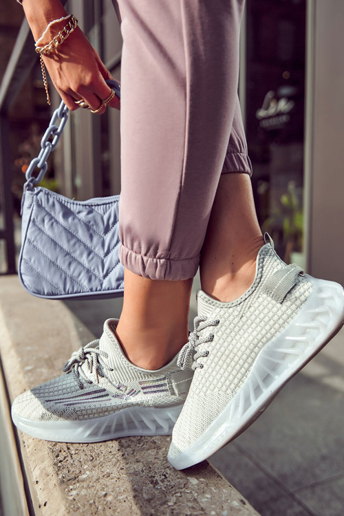 Dámská sportovní obuv, nazouvací šedá Rokko