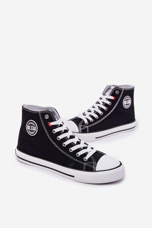 Textilné Pánske Tenisky Big Star NN174304 HI-POLY SYSTEM Čierne