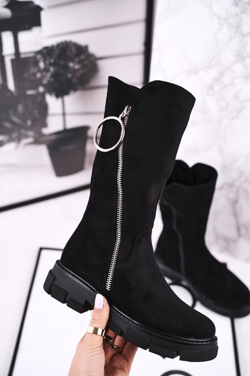 Izolované topánky pre deti čierna norabel