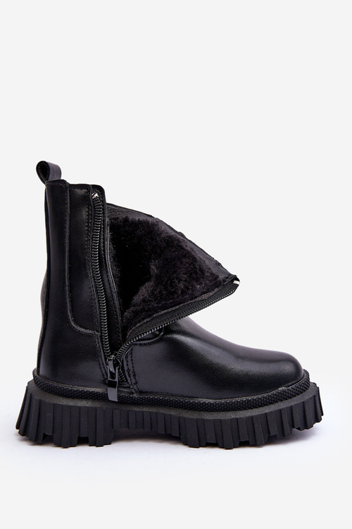 Dievčenské topánky Jodhpur zdobené čiernymi kamienkami Adelie