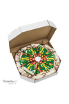 Dúhové ponožky Pizza ponožky 4 talianske páry