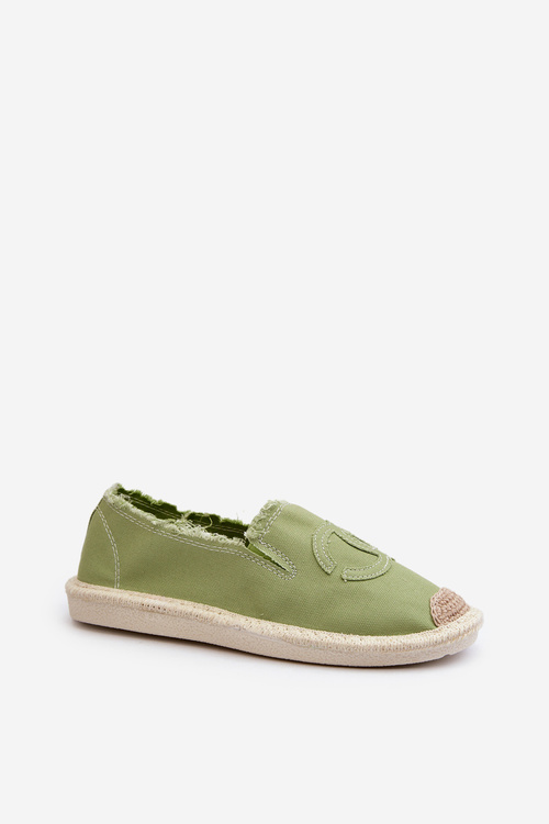 Klasické Dámské Espadrily Zelené Flaure