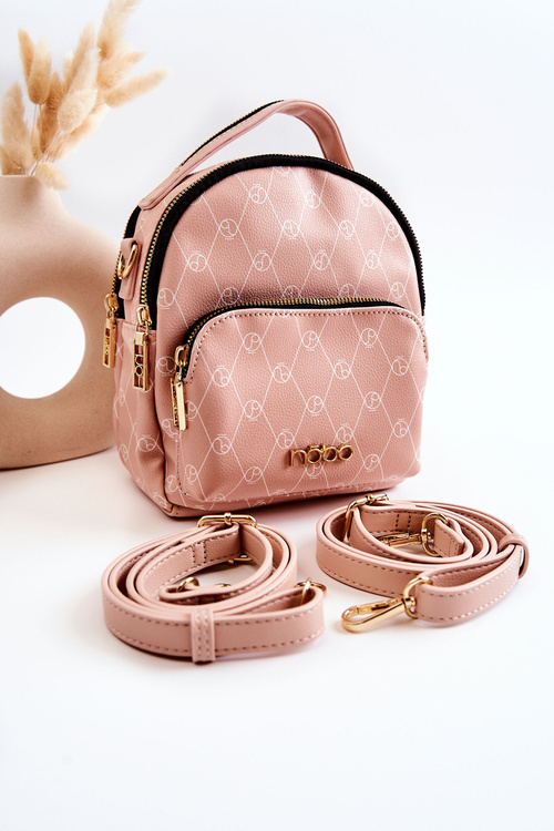 Dámsky kožený batoh NOBO L1341-C004 Pink