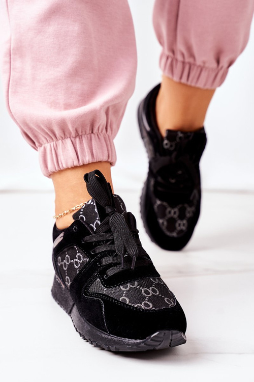 Tenisky čierne a strieborné aruba