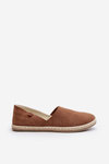 Dámské semišové espadrilky hnědé Vulcano