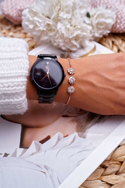 Dámský řetízkový Náramek Růžové Zlato Ferrin