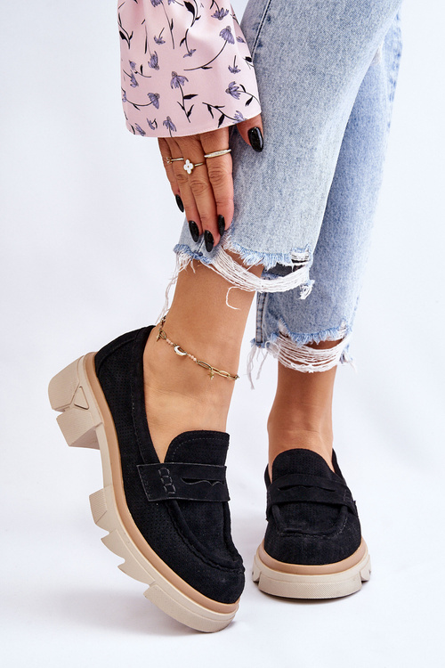 Dámske ploché mokaséry žien