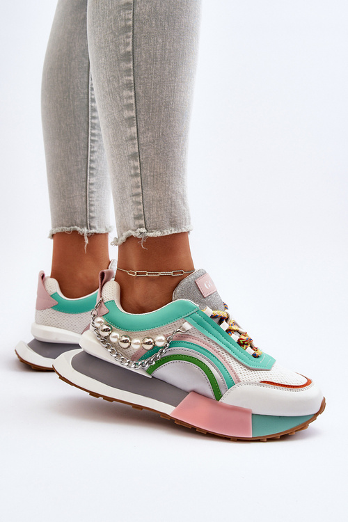 Dámske tenisky s ozdobou GOE NN2N4048 Viacfarebné