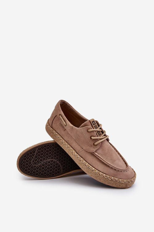 Pánské šněrovací espadrilky Big Star NN174054 béžové
