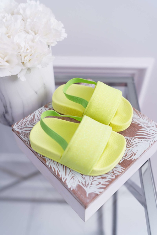 Rimi Detský vápno trblietky Flip -flops