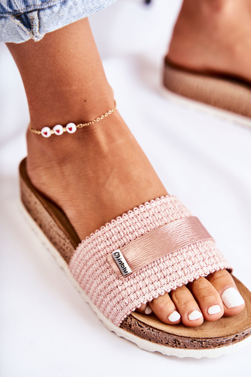 Dámsky klasický inblu NM000025 Pink -Flip -flops