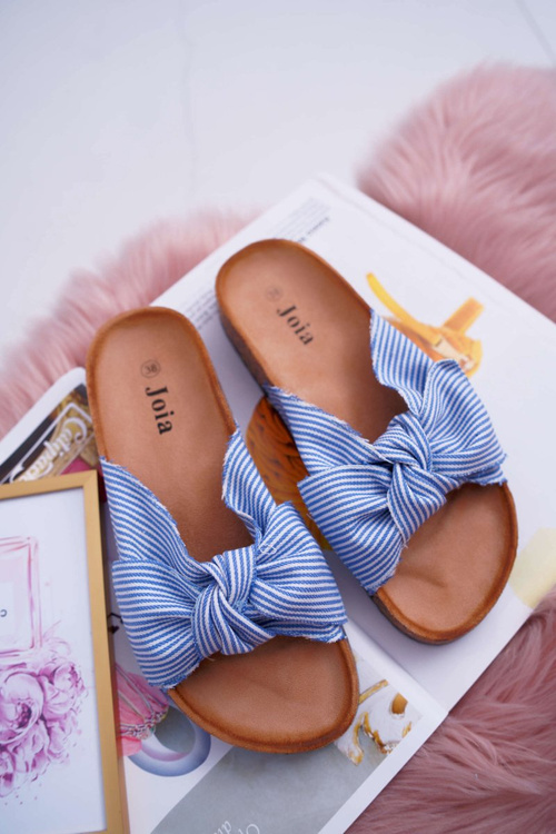 Dámské Papuče Na Korku Modré Randy