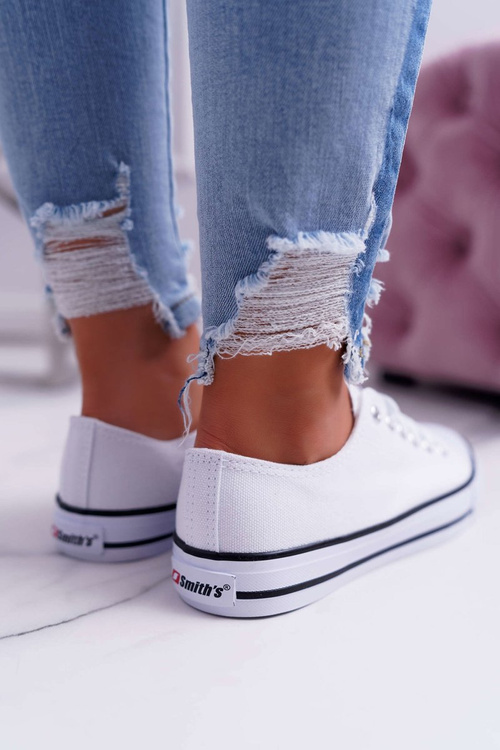 Nízké Dámské Tenisky Smith's bílé