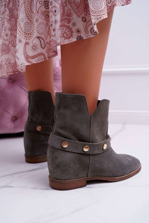 Dámske topánky Laura Messi 1890 Koža Olive Suede Dermah