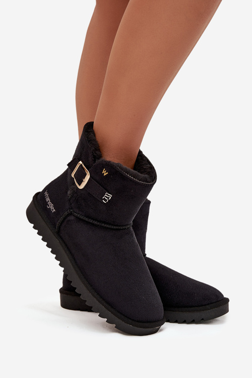 Dámske Snehule S Prackou Wrangler 20253091.25Y Čierne