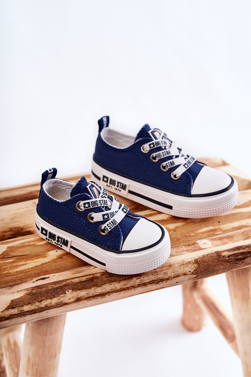 Dětské látkové tenisky BIG STAR KK374070 námořnická modrá
