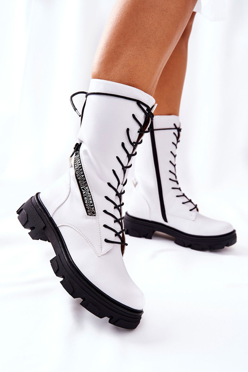 Boots topánky topánky Sergio leone tr747 biely