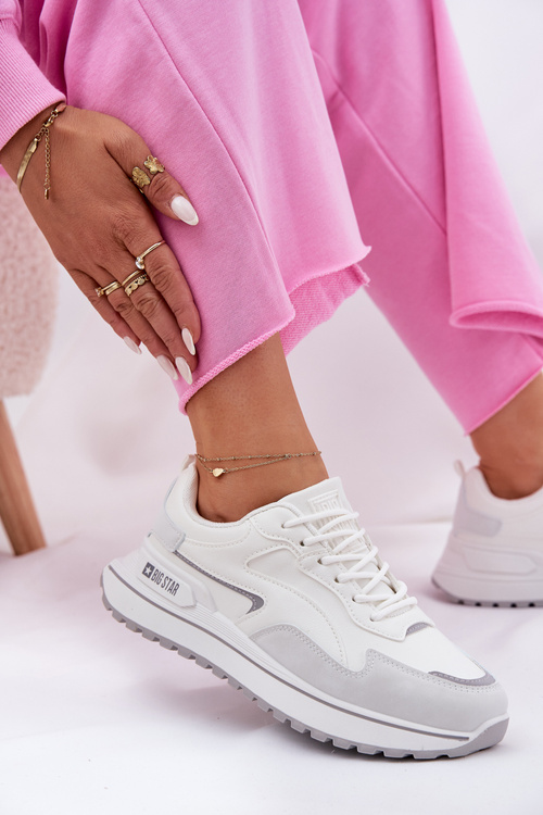 Dámske Tenisky Big Star RR274A213 HI-POLY SYSTEM Biely