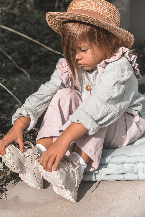 Dětské Tenisky světle Bežové Freak Out