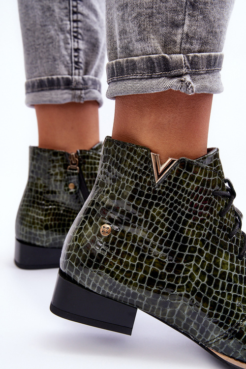 Dámska koža Maciejka Boots 5743C-09 Zelená