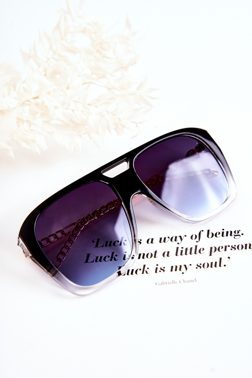 Dámske letecké ombre v120013 slnečné okuliare čierne