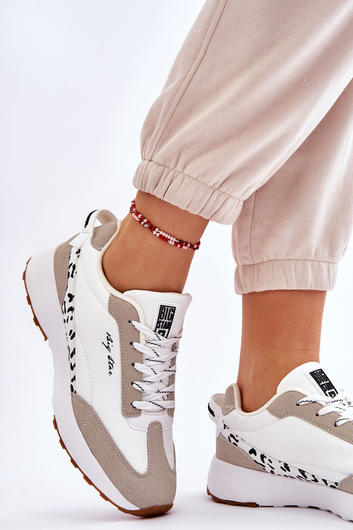 Dámske tenisky Pamäť penového systému Big Star LL274957 biela