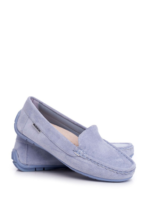 Dámsky modrý Moccasins Morreno Suede