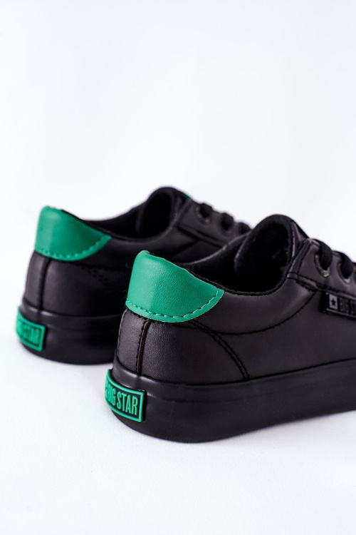 Dětské Kožené Tenisky BIG STAR DD374147 Černé