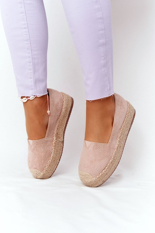 Espadrilky Na Slaměné Platformě Béžové Highway