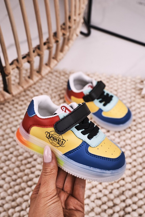 Dětská Sportovní Obuv Se Zářící Podrážkou LED Vícebarevné Scooter