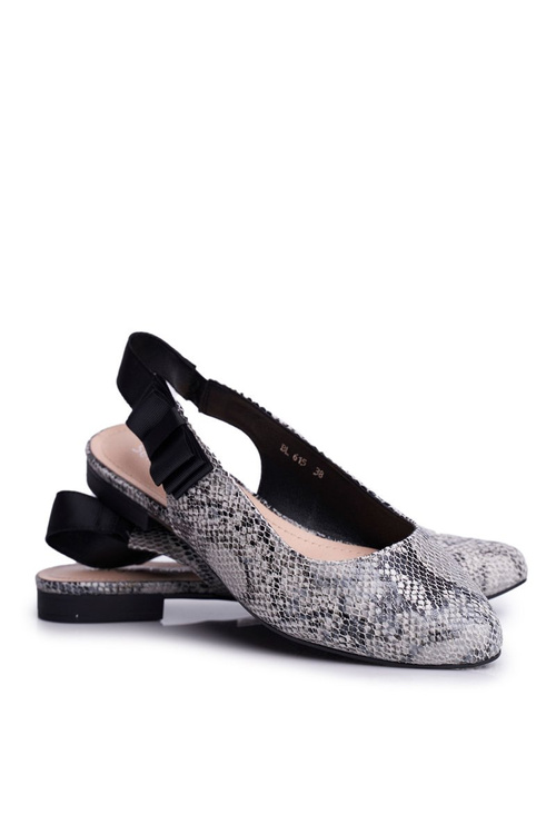 Ballerini Sergio Leone Gray Snake Pattern BL615