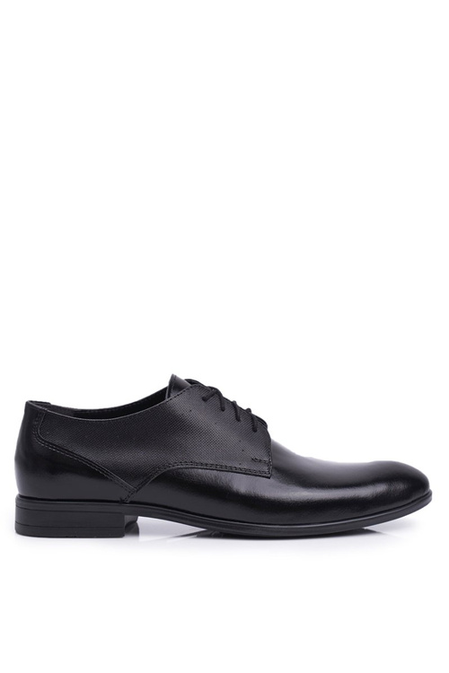 Pánske topánky elegantné bednarek kožené čierne Jantar