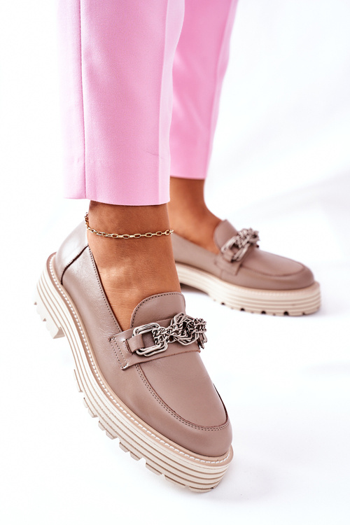 Dámsky škatuľa Dark Beige Laura Messi 2383