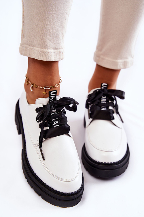 Dámské kůže Boty La.Fi 210004W-PU bíle