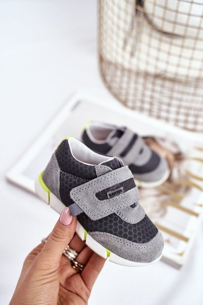 Dětské Polobotky Chlapecká Šedé BARTEK T-71949/SA1