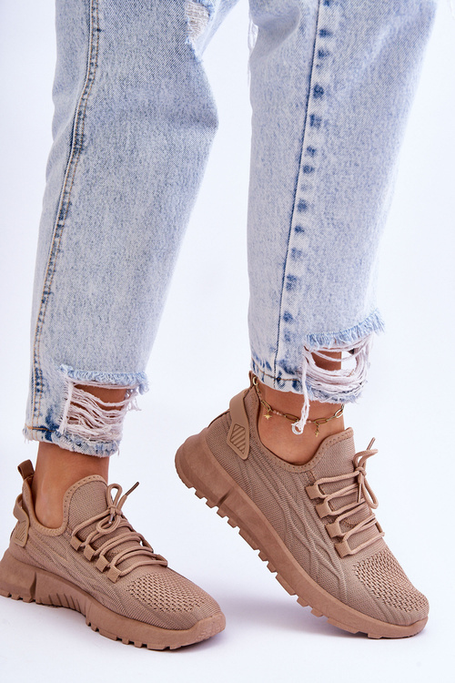 Dámská nazouvací sportovní obuv Tenisky Tmavě béžove Rosett