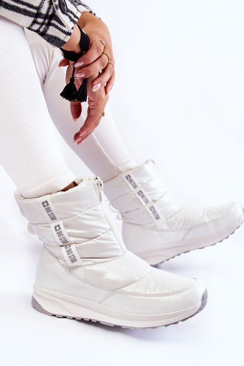 Dámske snehové topánky veľká hviezda KK274393 biela