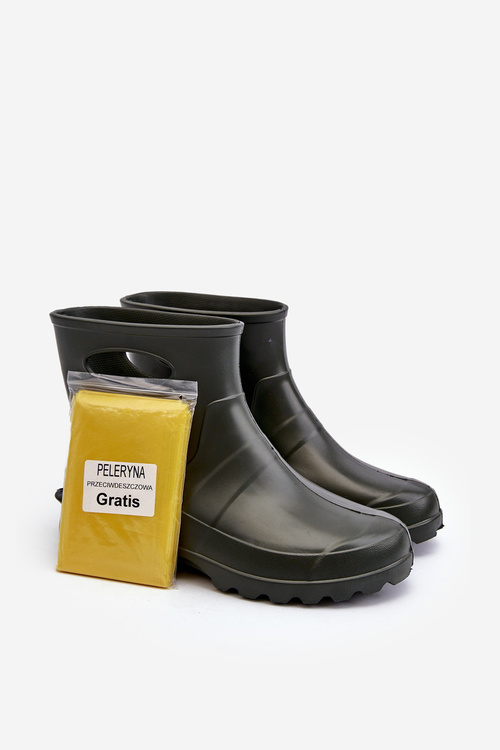 Mužské vodotesné záhradné čižmy GARDEN 753 LEMIGO Tmavozelené