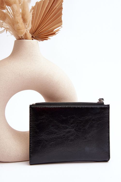 Dámska peňaženka s Eco -Geather Black Miracle