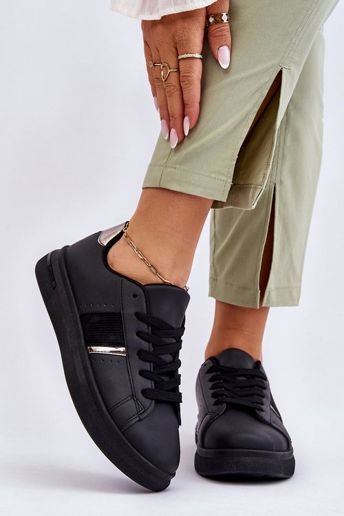 Dámske športové topánky na platforme Black Soris