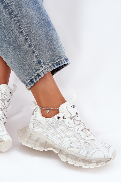 Dámské Kožené Tenisky GOE RR2N4083 Béžové