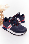 Dětské Sportovní Obuv Memory Foam Big Star HH374171 Navy Blue