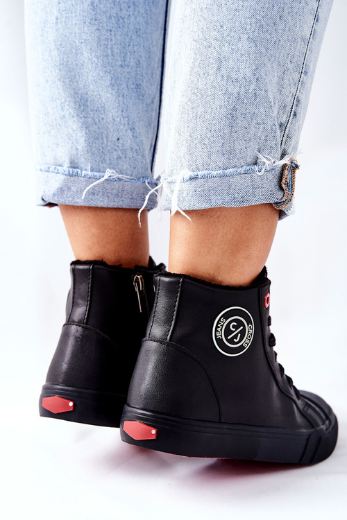 Dámské Zateplené Tenisky Cross Jeans Černé II2R4009C